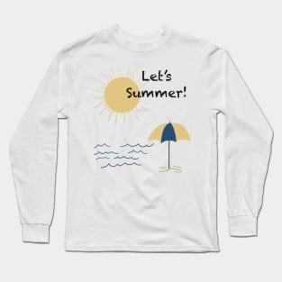 Let's Summer Long Sleeve T-Shirt